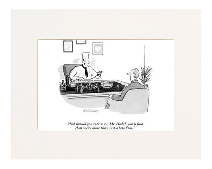More Than Just a Law Firm Cartoon Print