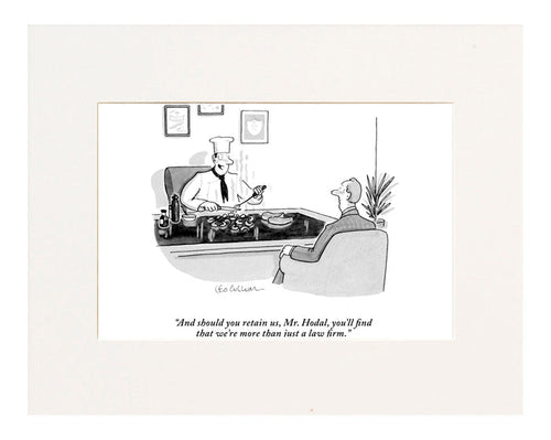 More Than Just a Law Firm Cartoon Print