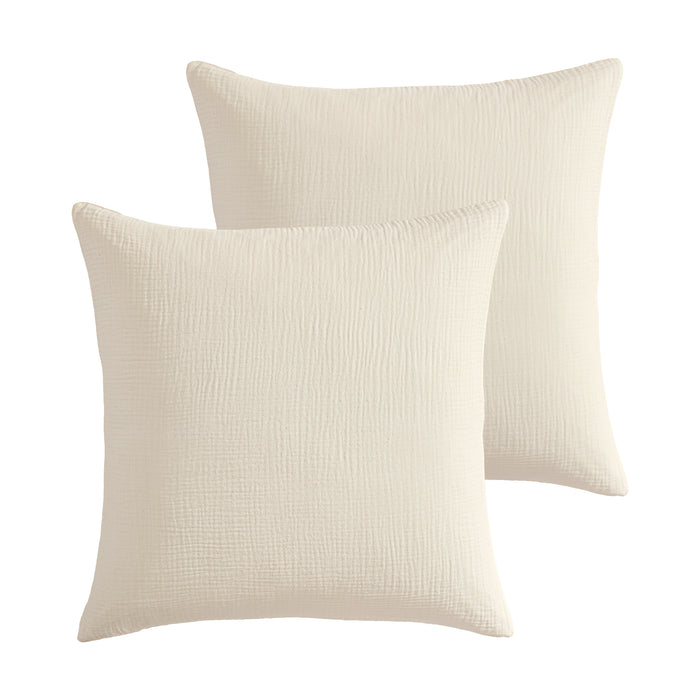 Muslin Euro Sham Set of 2