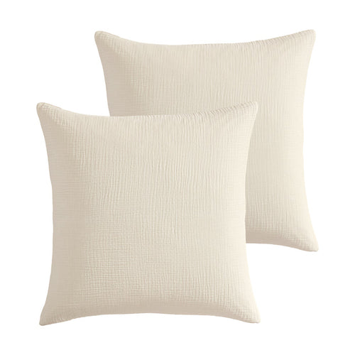 Muslin Euro Sham Set of 2