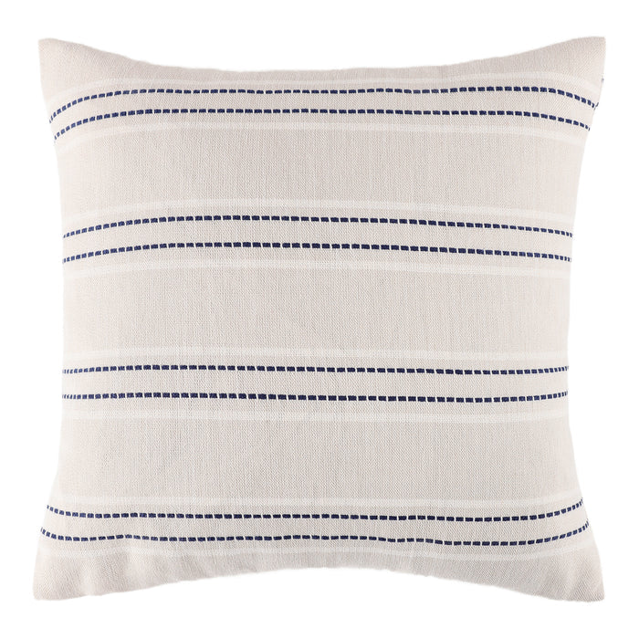 Muslin Navy Stripe Pillow