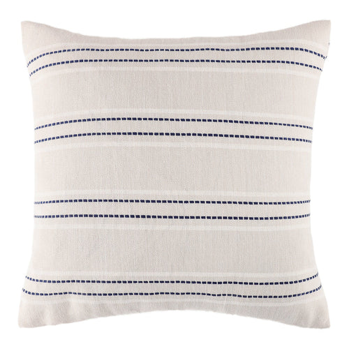 Muslin Navy Stripe Pillow