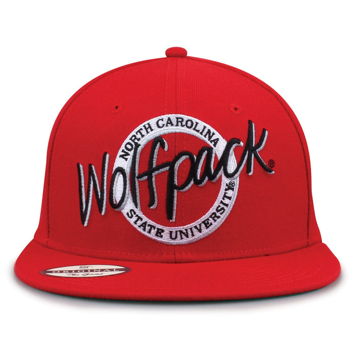 NC State Flat Brim Snapbacks