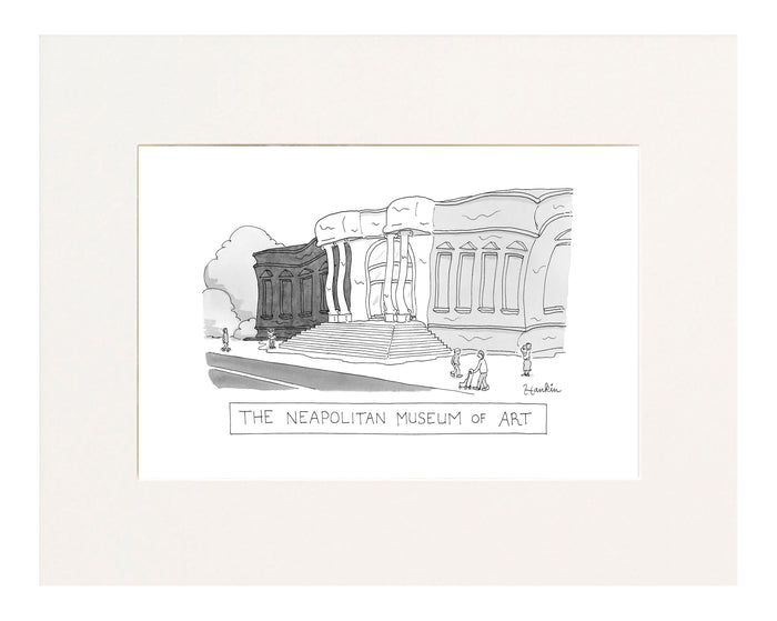 Neapolitan Museum of Art Cartoon Print