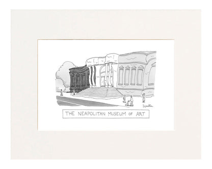 Neapolitan Museum of Art Cartoon Print