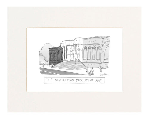 Neapolitan Museum of Art Cartoon Print