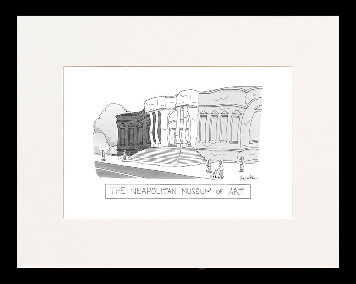 Neapolitan Museum of Art Cartoon Print