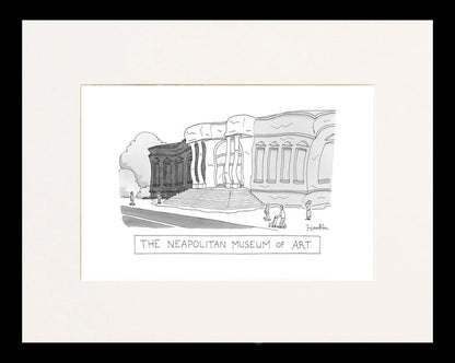 Neapolitan Museum of Art Cartoon Print