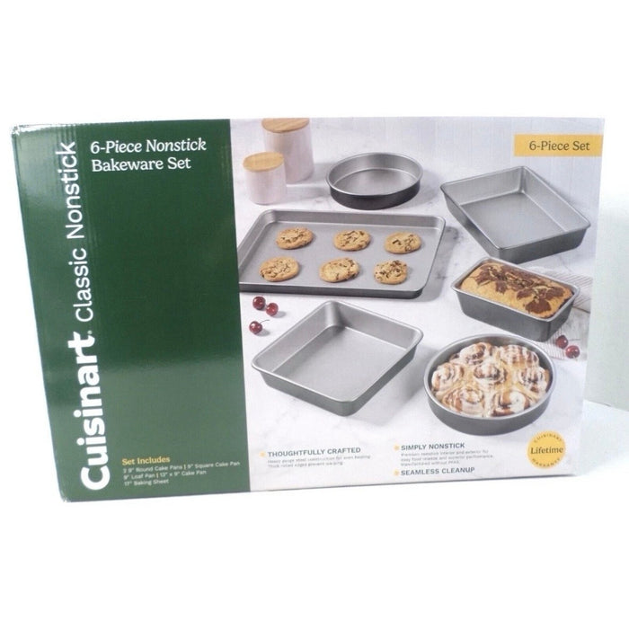 New Cuisinart 6-Piece Classic Nonstick Bakeware Set
