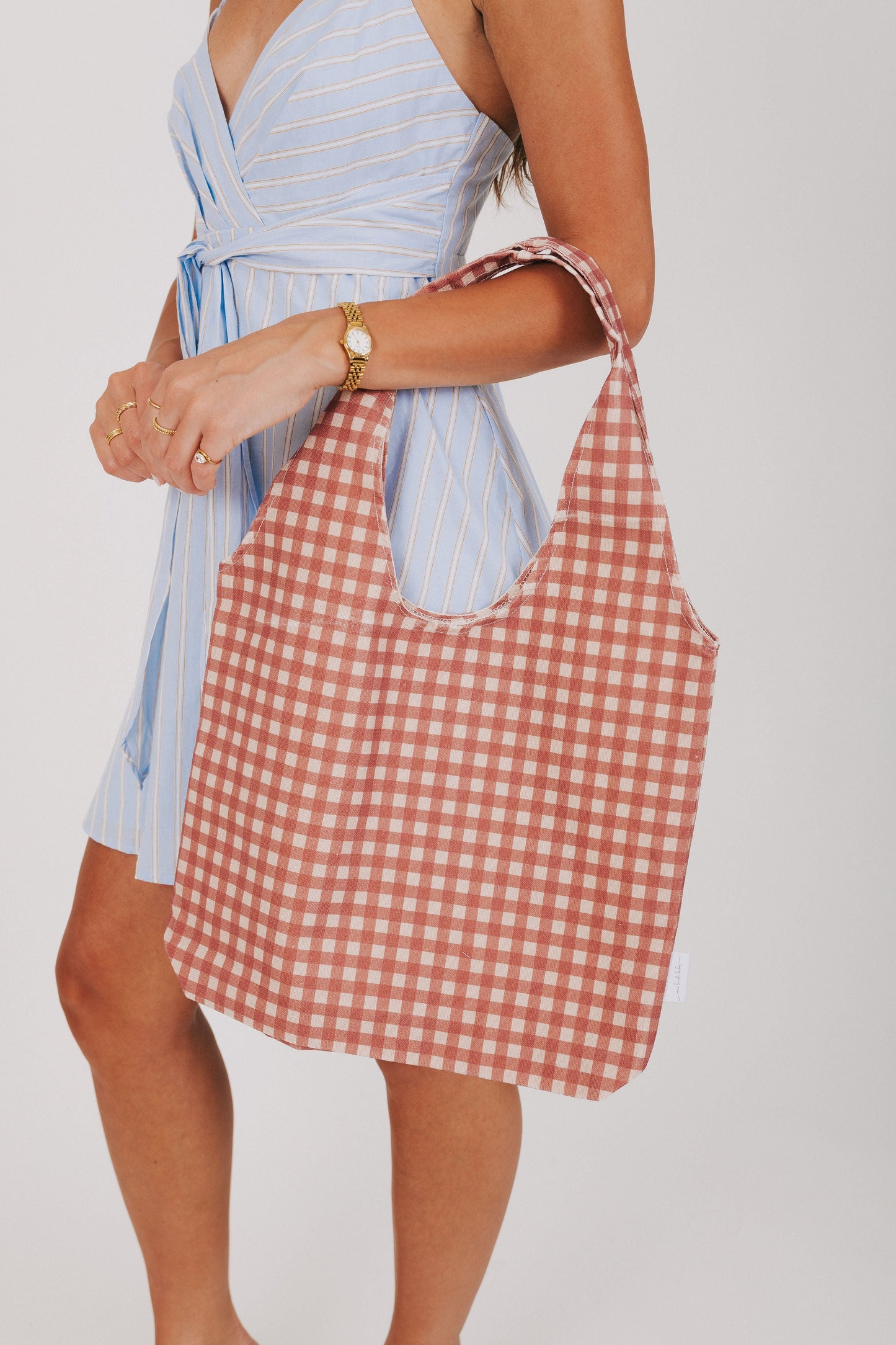 OLB Tote Bag - Pure Gingham