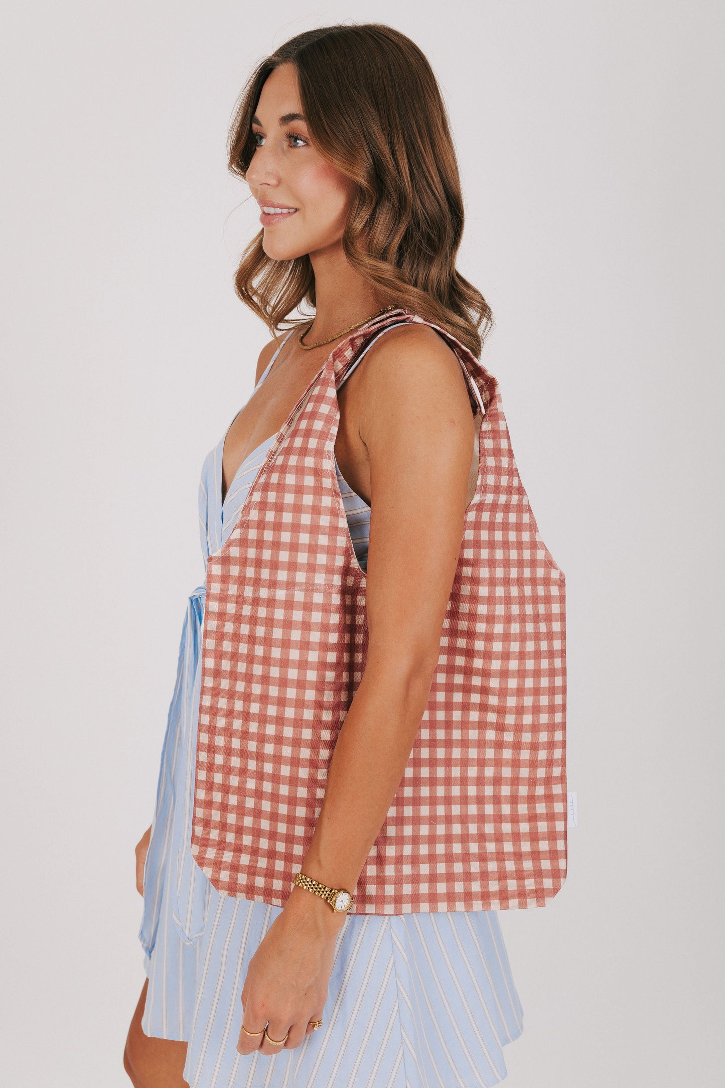 OLB Tote Bag - Pure Gingham
