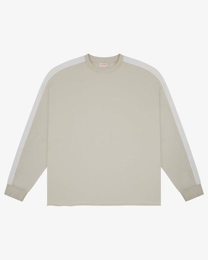 Panelled Sweatshirt - Sand