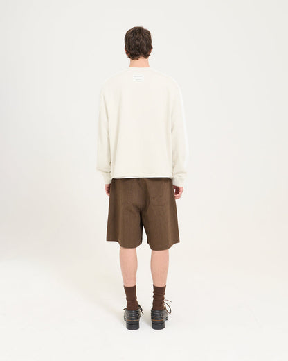 Panelled Sweatshirt - Sand