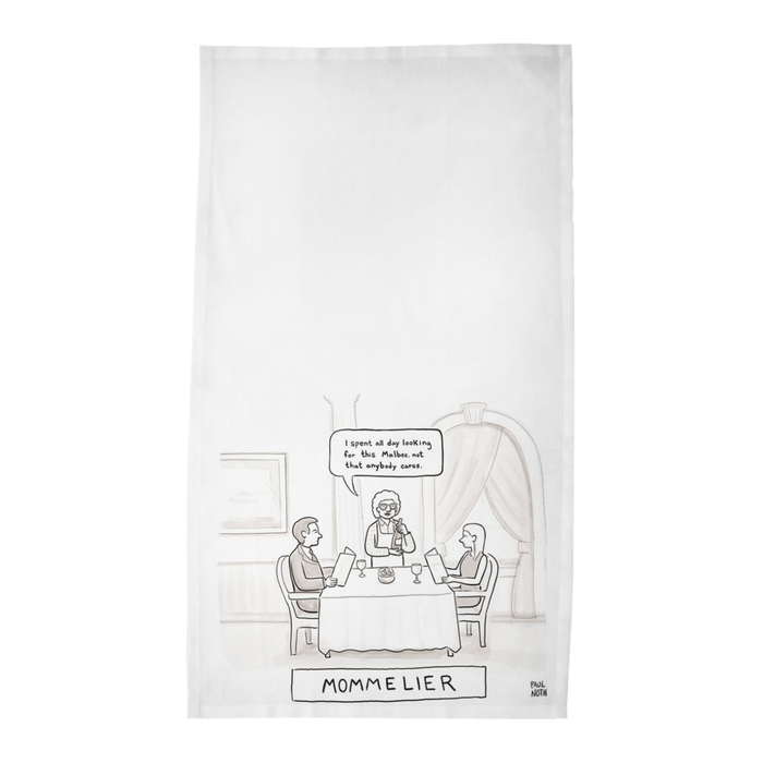 Paul Noth Tea Towels - "Mommelier"