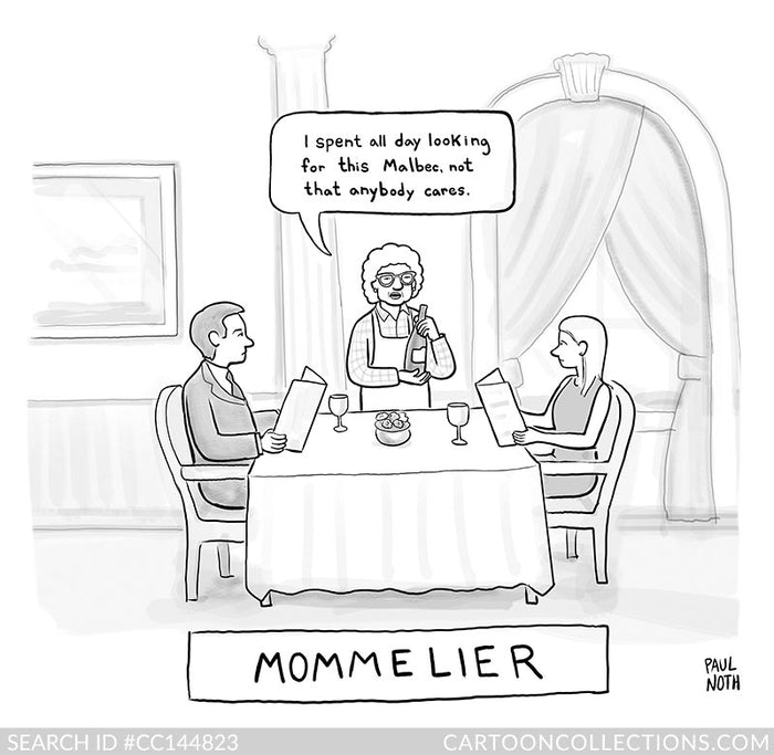 Paul Noth Tea Towels - "Mommelier"