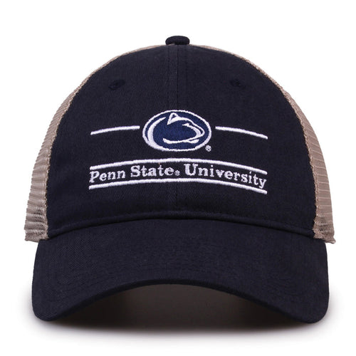 Penn State Nittany Lions trucker hat with mesh backing