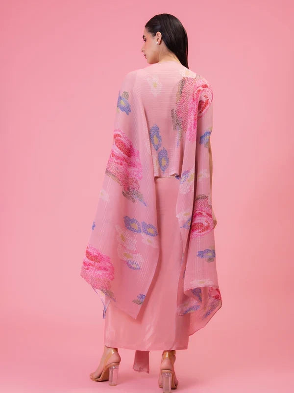 Petals Poetry Kaftan Dhoti Set Singapore