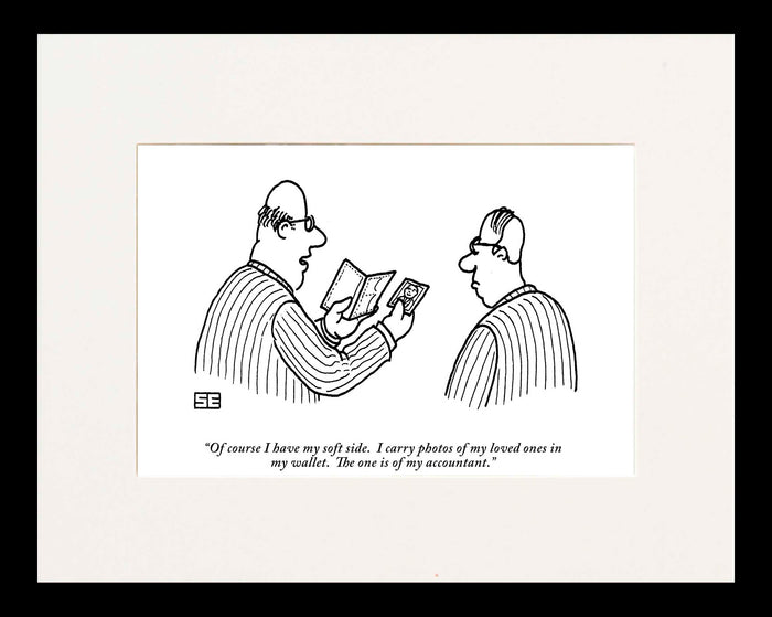 Photos of My Loved Ones Cartoon Print