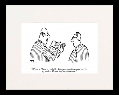 Photos of My Loved Ones Cartoon Print