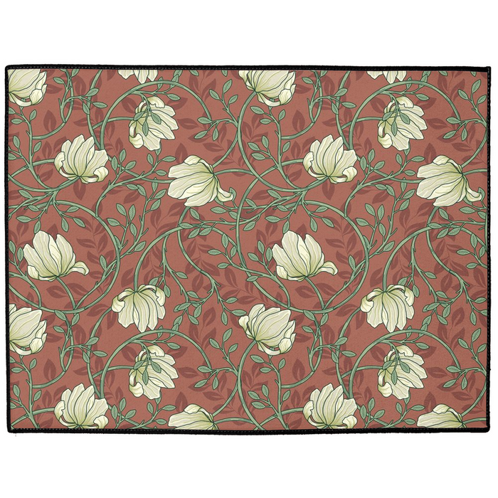 Pimpernel Indoor/Outdoor Floor Mat William Morris Red Cream