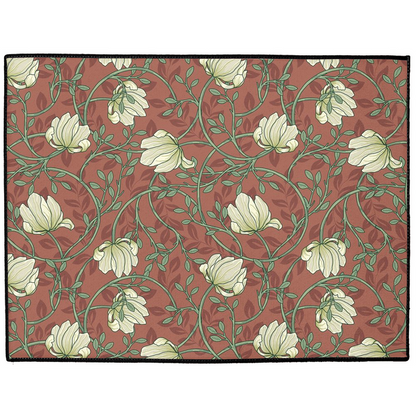 Pimpernel Indoor/Outdoor Floor Mat William Morris Red Cream