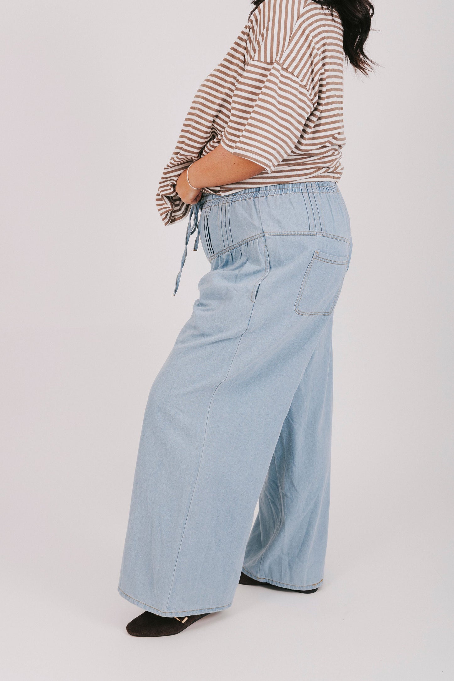 PLUS SIZE - Flash Forward Pants - 2 Colors!