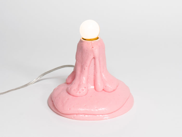 Pink Foam Lamp