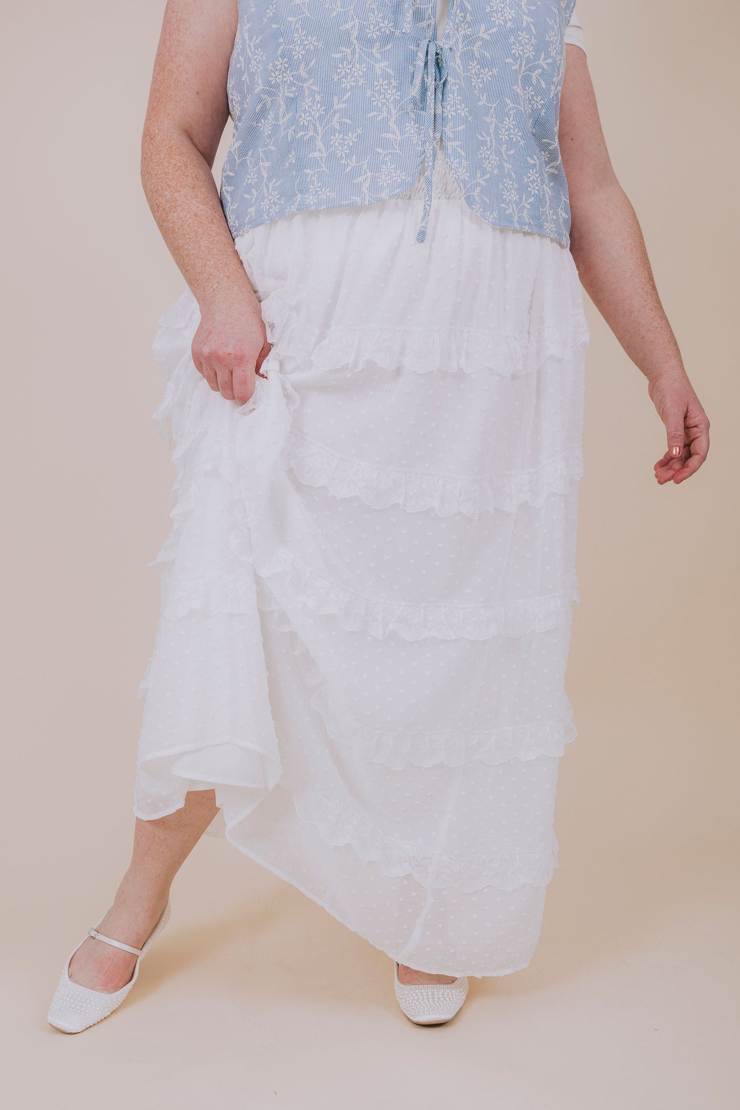 PLUS SIZE - Romantic Stroll Skirt