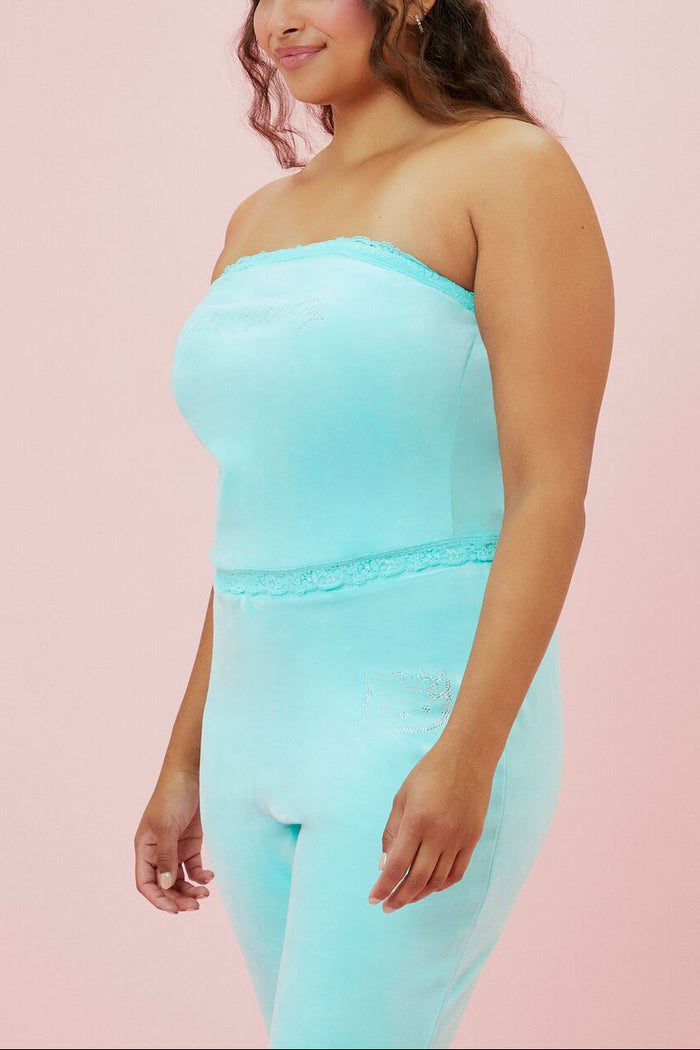 Plus Size Hello Kitty Velour Tube Top