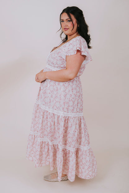 PLUS SIZE - Peach Tart Dress