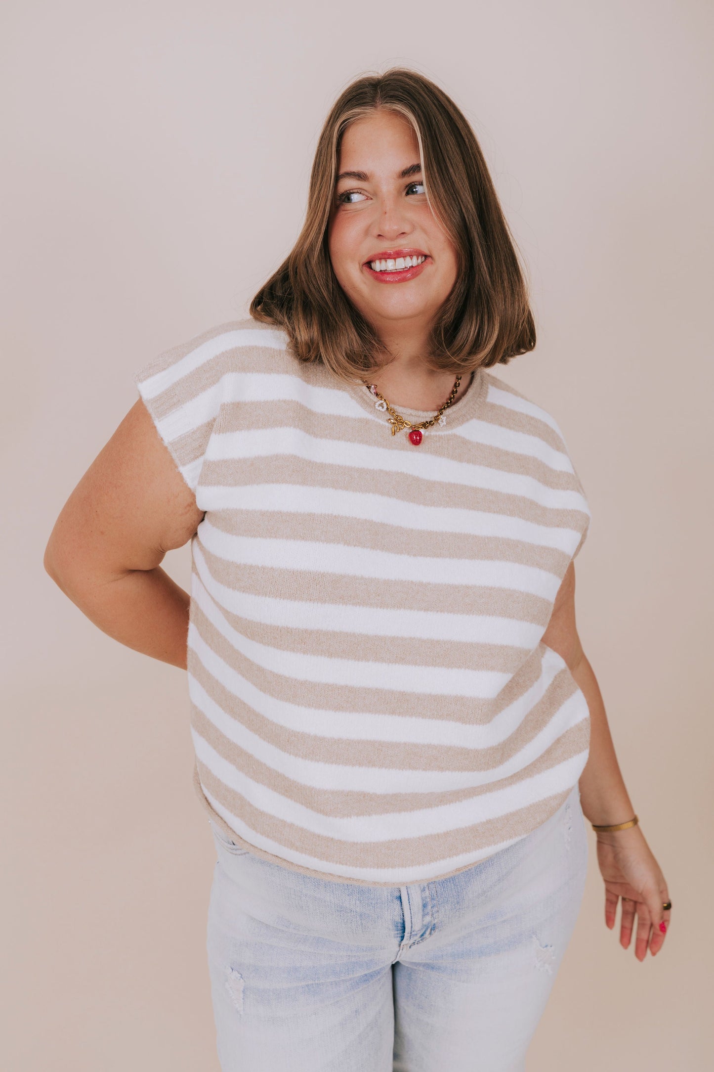 PLUS SIZE - Thanks A Latte Top