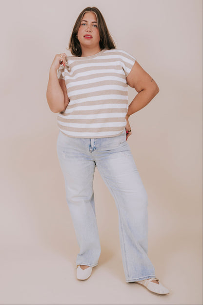 PLUS SIZE - Thanks A Latte Top