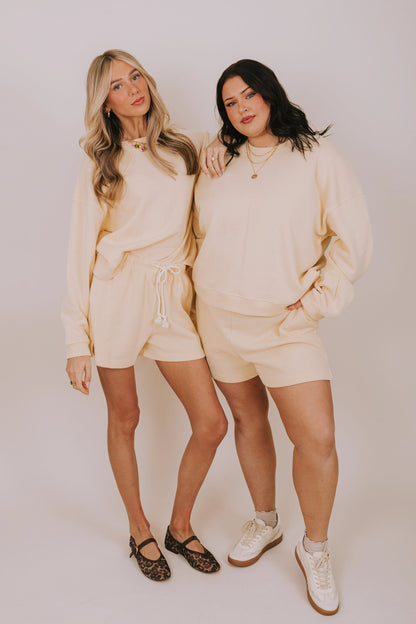 PLUS SIZE - Lemon Drop Shorts