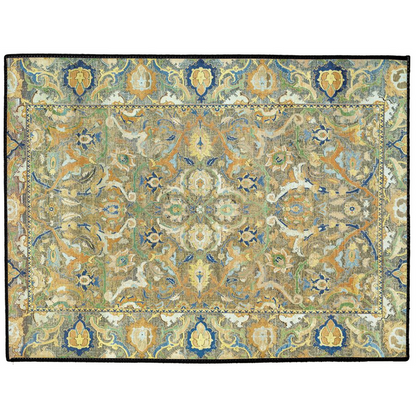 Polonaise Persian Indoor/Outdoor Floor Mat Antique Sage Green