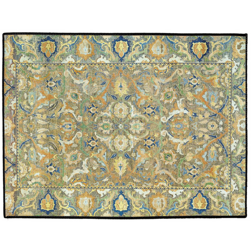 Polonaise Persian Indoor/Outdoor Floor Mat Antique Sage Green