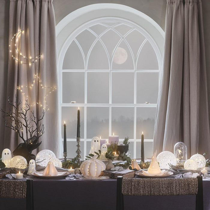 Porcelain LED Halloween Witches Hat Decoration