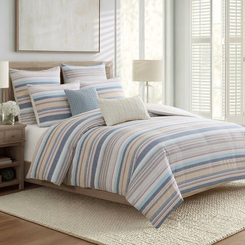 Providence Stripe Duvet Cover Set
