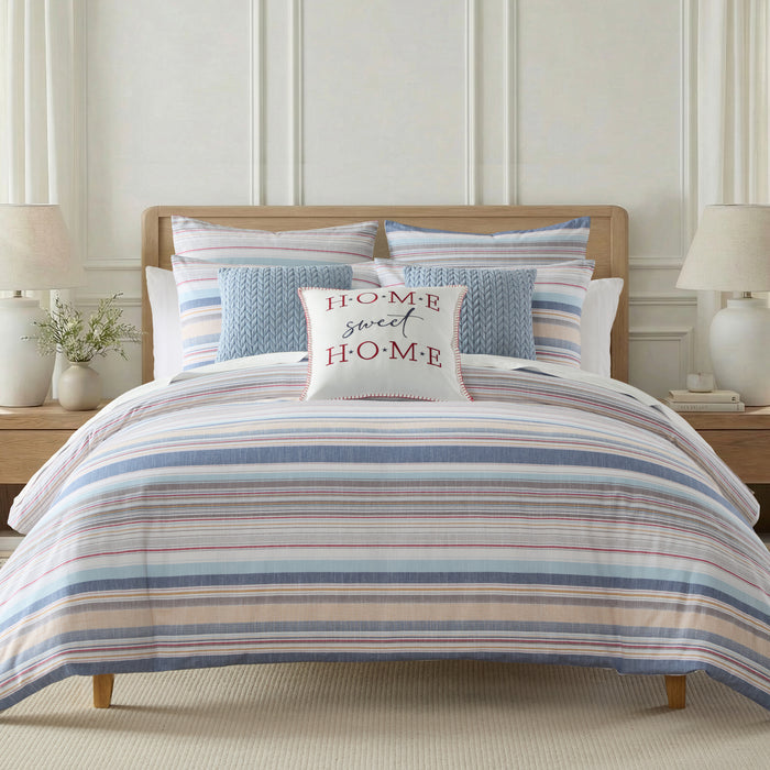Providence Stripe Duvet Cover Set