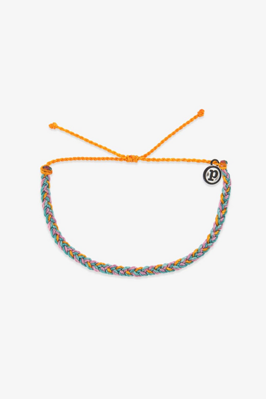 PURA VIDA - Multi Mini Braided Bracelet - Canary