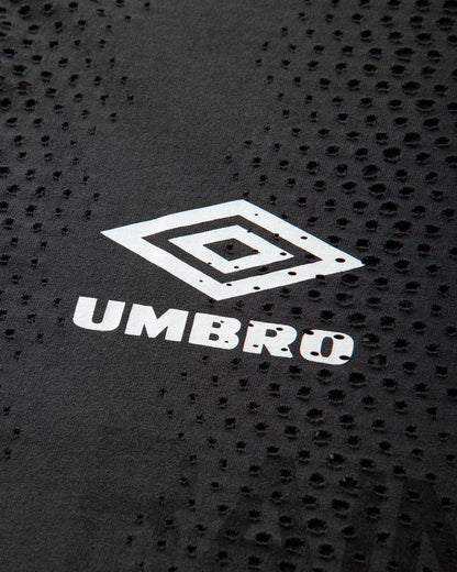 Umbro Rain Bred Long Sleeve Washed Black T-Shirts Top UBMW0676JY189 BLK0020
