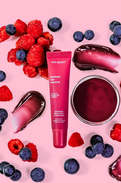 ESW BEAUTY - Raspberry Acai Smoothie Enhanced Protection Lip Treatment