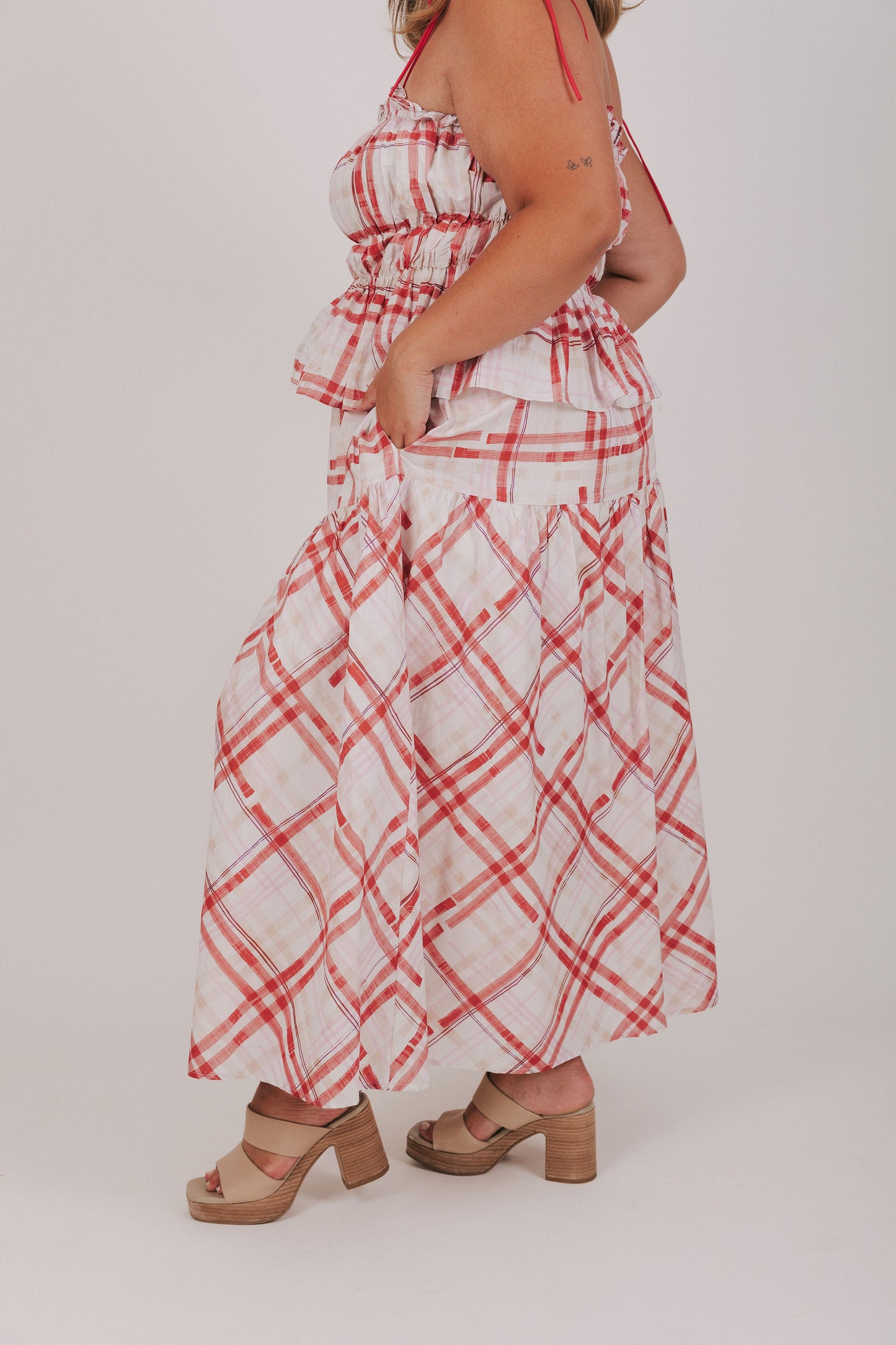 INCLUSIVE SIZING - Painted Canvas Skirt