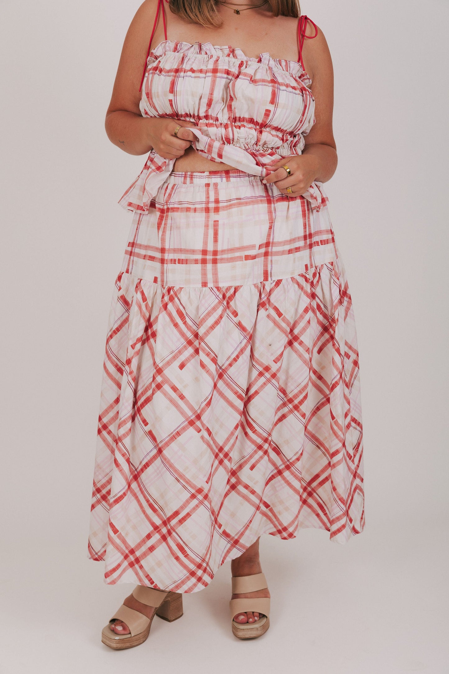INCLUSIVE SIZING - Painted Canvas Skirt