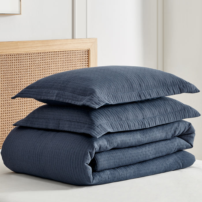 Levtex Home Reede Muslin Duvet Cover Set Duvets