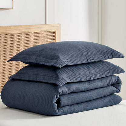 Levtex Home Reede Muslin Duvet Cover Set Duvets