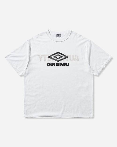 Umbro Reversed Logo T Shirt White T-Shirts Top UBMW0678JY191 WTH0001