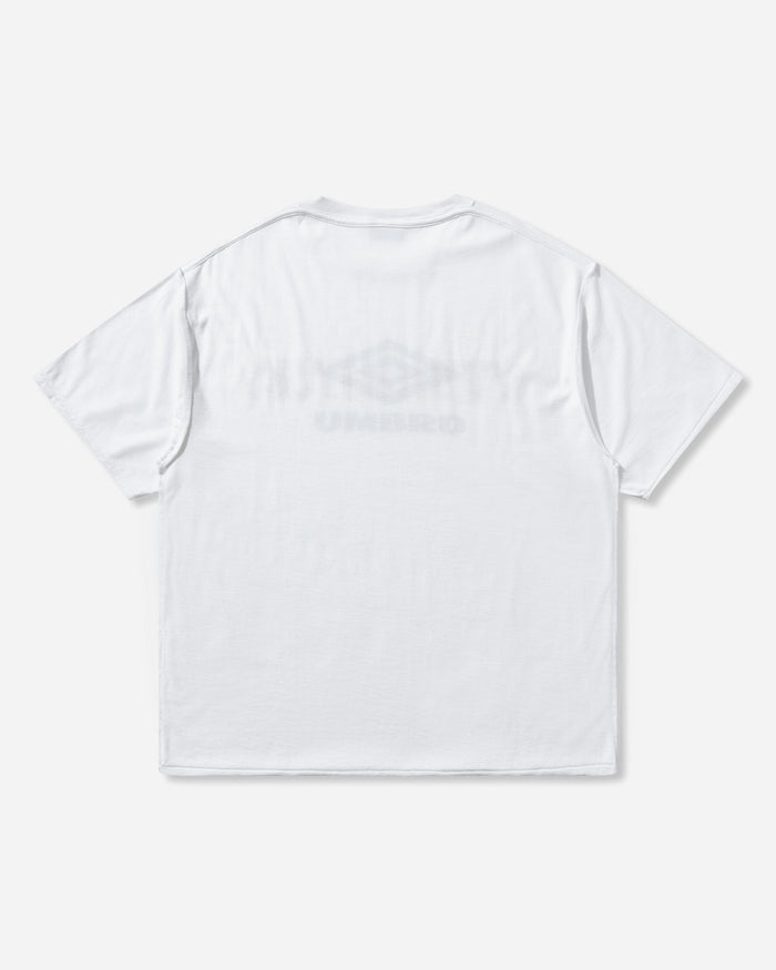 Umbro Reversed Logo T Shirt White T-Shirts Top UBMW0678JY191 WTH0001