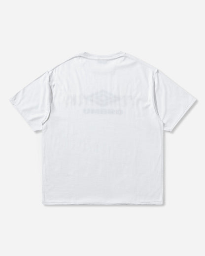 Umbro Reversed Logo T Shirt White T-Shirts Top UBMW0678JY191 WTH0001