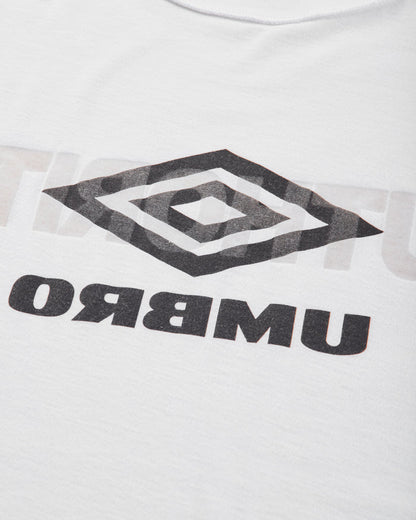 Umbro Reversed Logo T Shirt White T-Shirts Top UBMW0678JY191 WTH0001