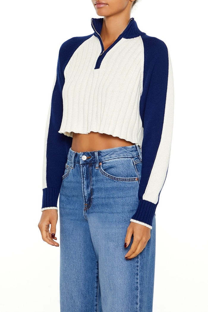 Ribbed Colorblock Sweater
